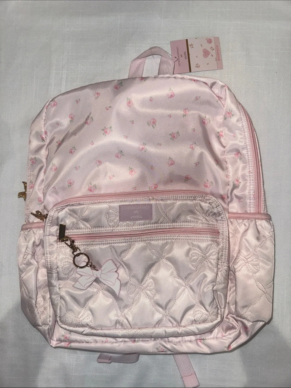 LoveShackFancy x Target- Yoobi Blooming Heirloom Ditsy Backpack Ballet Bloom NWT